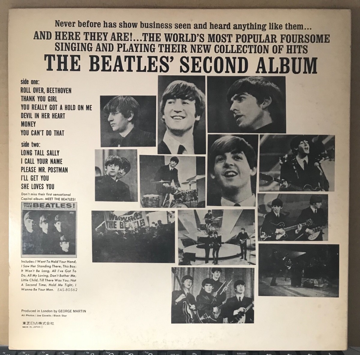 PROMO WHITE LABEL / THE BEATLES SECOND ALBUM / JAPAN | eBay