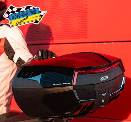 Koffer/Koffer GIVI V58NNB V58 MAXIA5 schwarz Rückstrahler rot Cover lackierbar - Bild 8 von 10