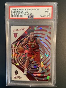 Collin Sexton RC, Chinese New Year #121 - 2018 Panini Revolution - PSA 9 MINT