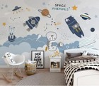 3D Space Animals N546 Wallpaper Wall Mural Removable Self-adhesive Sticker Romy