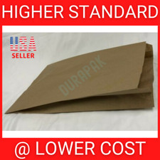 500 Natural Kraft 12x2.75x18" Paper Retail Merchandise Bag Supermarket Shopping