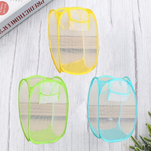 3 Pcs Cesto Portabiancheria Pieghevole Bambino Cesti Per La Pieghevoli - Imagen 3 de 12