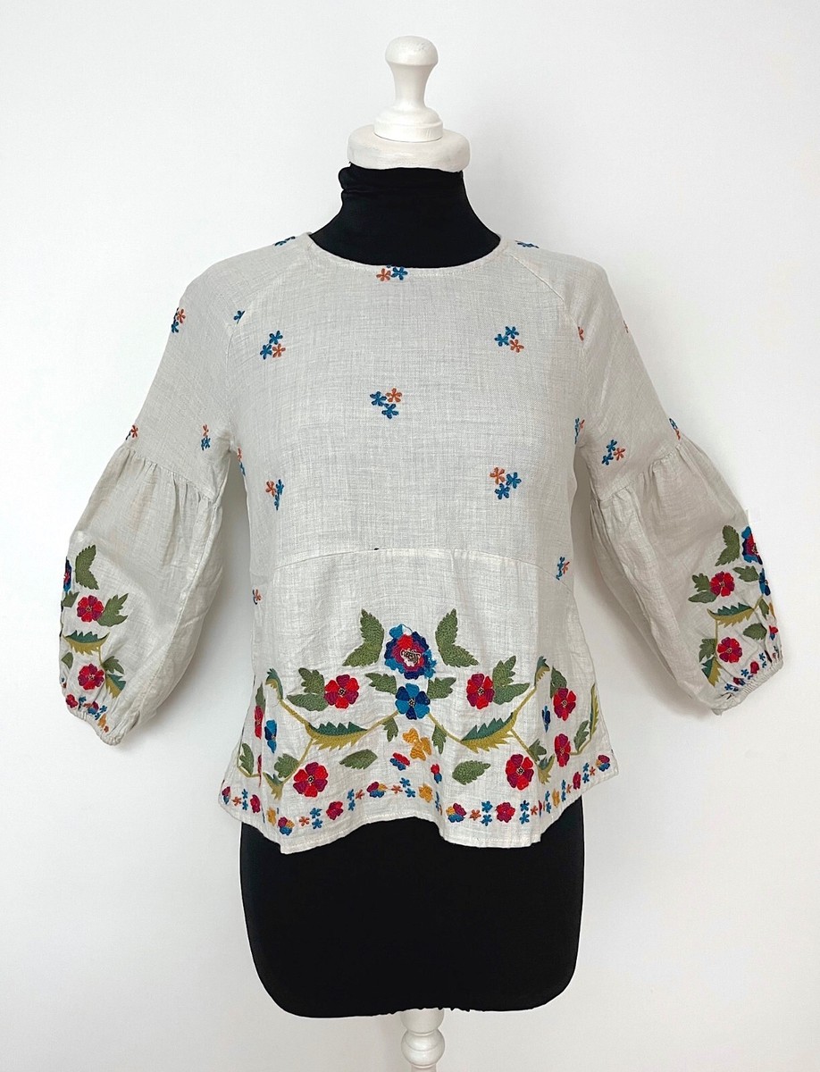 シャツ/ブラウス(半袖/袖なし) ZARA - ENUE tulip sleeve blouse s-l1200.jpg