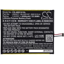 Rechargeable Battery For Amazon 26S1015-A,58-000187 Kindle Fire HD 10.1 6200mAh