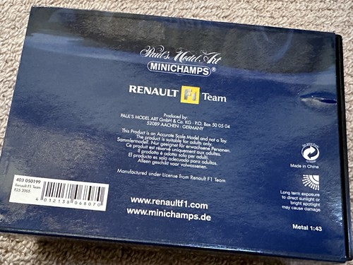 Minichamps Renault F1 Team R25 F1 2005 Race Car 1/43 Team Edition - Picture 4 of 6