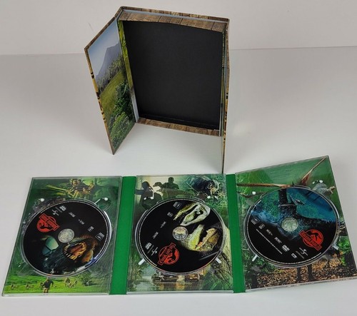 Jurassic Park The Franchise Collection. (DVD, 2007, 3-Disc Set) Dinosaurs Dino - Picture 3 of 10