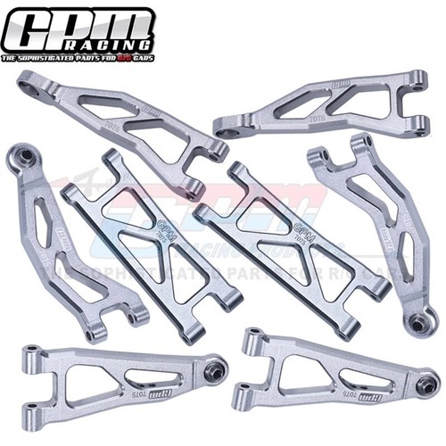 GPM Alu 7075 Front & Rear Suspension Arms Set For ARRMA 1/18 Granite 1/14 TYPHON - 第 8/8 張圖片