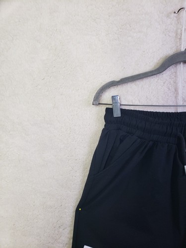 Adidas Boys Sweat Shorts Extra Large Balck Fleece Drawstring Trefoil Activewear - Picture 2 of 17