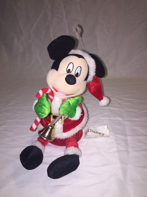 santa mickey plush