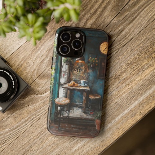 Cozy Cafe Bread Coffee - Phone Ink Cover Case for iPhone, Galaxy, Pixel - 第 17/281 張圖片