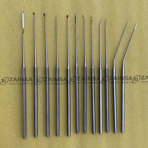 Set micro repository funzionamento orecchio karitè di 12 pz set strumenti chirurgici ENT - Foto 5 di 5