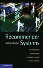 Recommender Systems: An Introduction by Dietmar Jannach, Alexander Felfernig, Markus Zanker, Gerhard Friedrich (Hardback, 2010)