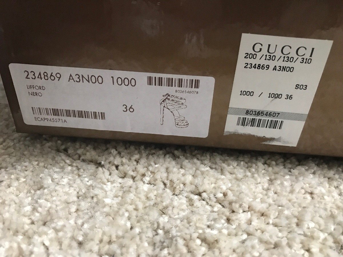 リー $895 Authentic GUCCI Lifford Nero Black Strappy Zippers Leather