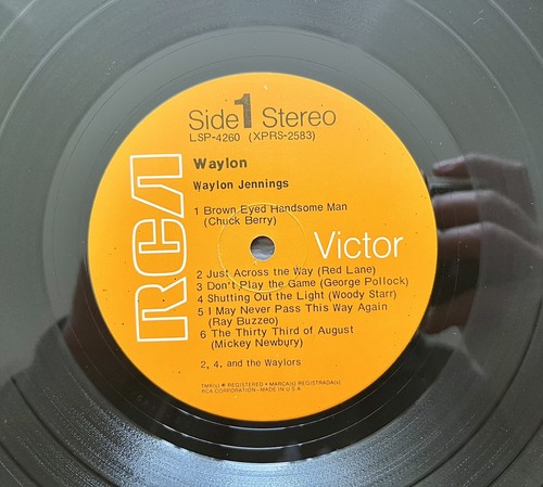 Waylon Jennings – Waylon LP, (1970) RCA Victor, LSP-4260, XPRS-2583, US Import - Picture 4 of 7