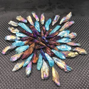 100g-A-Lot-Titanium-Rainbow-Aura-Lemurian-Quartz-Crystal-Point-Healing-5-20pcs
