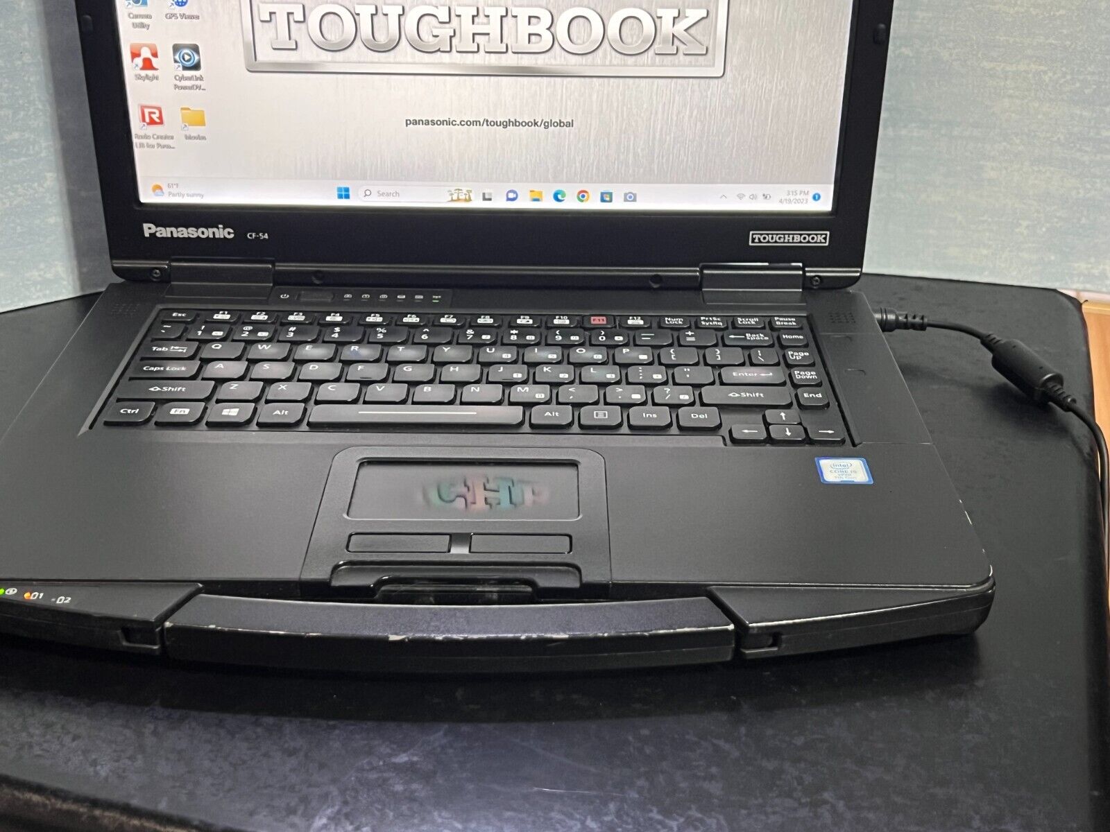 CF-54J2487VM, i5-7300U @2.60GHz, 16GB, 256GB SSD SATA, TOUCH, DVD, WEBCAM,4G LTE - Picture 16 of 24