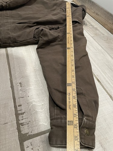 Cabelas Mujer’s XL Tareas Trabajo Chaqueta Franela Forrada Lona Abrigo Cuero Cuello - Imagen 5 de 8