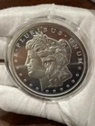 5 oz MORGAN .999 FINE SILVER ROUND MADE IN USA IN A CAPSULE