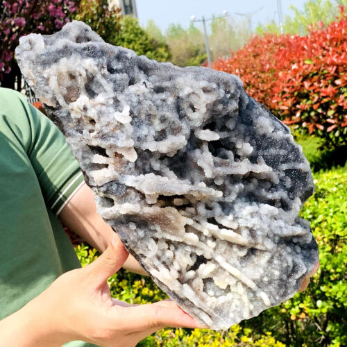 8.58LB Natural sphalerite granulated sugar cluster quartz mineral specimen - Picture 2 of 13