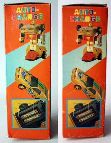 RARE VINTAGE 80'S TRANSFORMABLE AUTO CHANGE ROBOT CAR BATTERY OP NEW NOT WORKING - Picture 3 of 11
