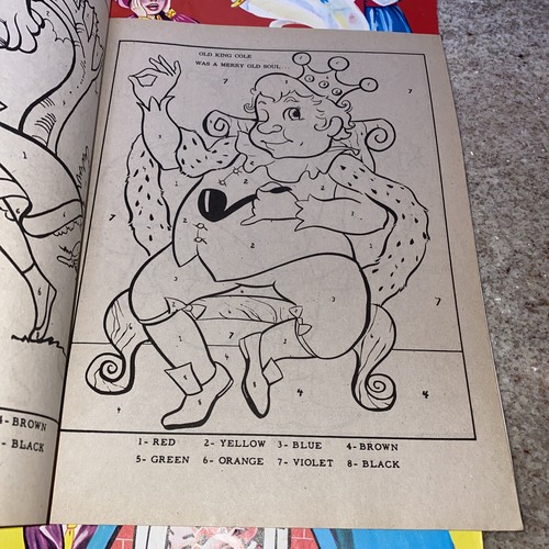 Posten Malbücher Malen nach Zahlen Zauberer Oz 3 kleine Schweine Aladdin Mutter Gans - Bild 6 von 8
