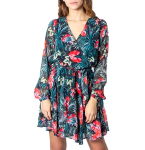 Eulalia Print Dress Turquoise Therapy Boutique Womens Clothing