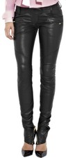 Perfectly Stylish Black Lambskin Leather Pants for Women Ultimate Evening Wear