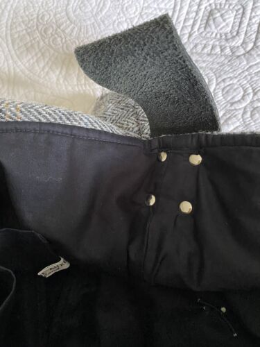 UNISEX HARRIS TWEED SHOULDER Large Bag Custom Made Herringbone Catherine Aitken - Picture 17 of 23