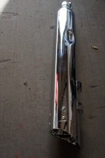 HARLEY DAVIDSON COBRA 4" CHROME SCALLOPED TIP SLIP-ON  EXHAUST SILENCER 6204