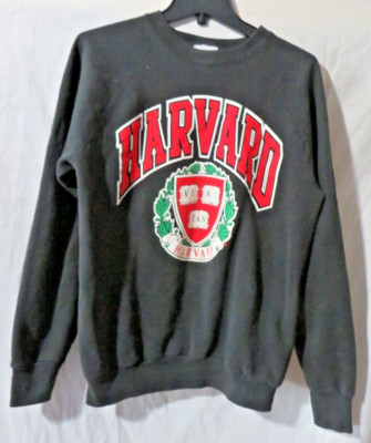Vintage 90s Harvard University Graphic Sweatshirt XL Screen stars tag Style Adan