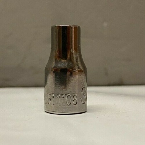 KD Tools 3/16" Socket 1/4" Drive 6 Point 511106 Made in USA - Picture 4 of 5