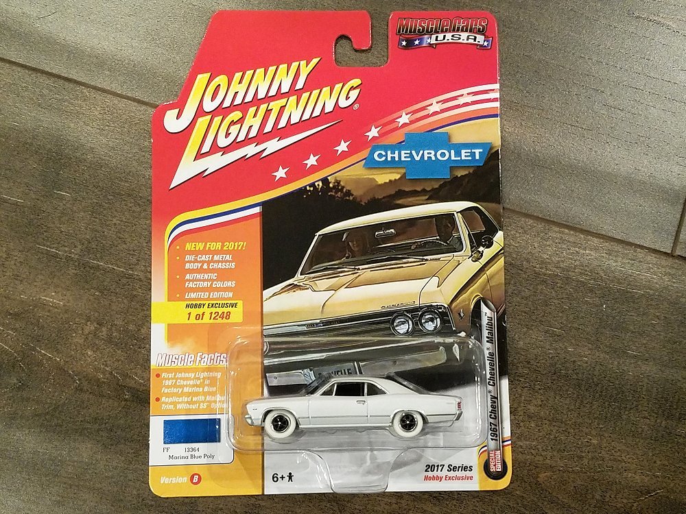 JOHNNY LIGHTNING 1 64 MUSCLE CARS USA 1967 CHEVY CHEVELLE MALIBU JLMC006-B CHASE JOHNNY LIGHTNING 1 64 MUSCLE CARS USA 1967 CHEVY CHEVELLE MALIBU JLMC006-B CHASE