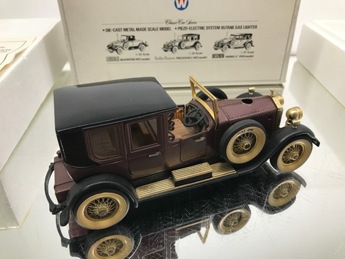 WACO JAPAN ROLLS ROYCE PHANTOM 1 CLASSIC CAR LIGHTER -RED 1:30- GOOD IN BOX - Imagen 15 de 16