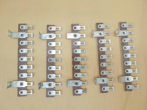 Terminal Strip, 9 Lug, 2 Lug Common, Horizontal Phenolic Terminal Strip (QTY 5) - Picture 1 of 6