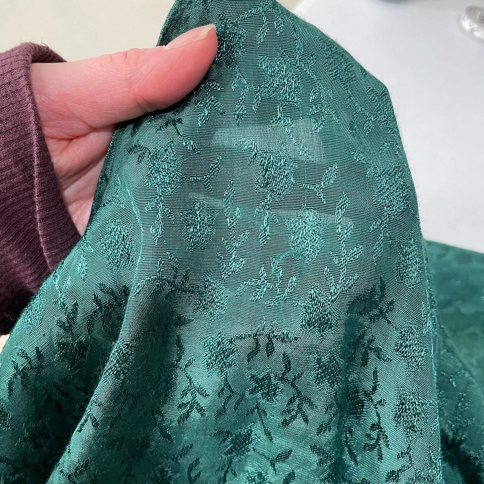 Винтажный 90-х Y2k зеленый полупрозрачный цветочный Flowy Cami Майка Fairy Whimsigoth S - Изображение 4 из 4