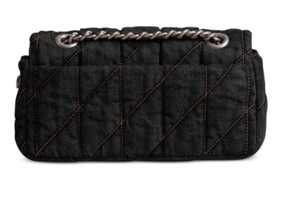 ❤️ Coach Tabby 20 Quilted Denim LH/ Black Shoulder Bag | eBay