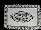 Needle Lace Needlelace Doily Table Centerpiece Runner Embroidered Pristine 14x10