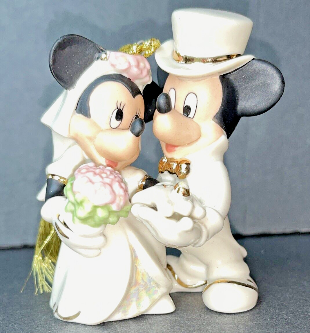 Lenox Disney Minnie's & Mickey's Dream Wedding Ornament NIB eBay