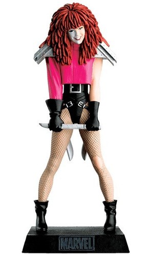 Marvel Super Heroes Typhoid Mary 144 Figurines Plomb Eaglemoss Comics Statues BD - Picture 12 of 24