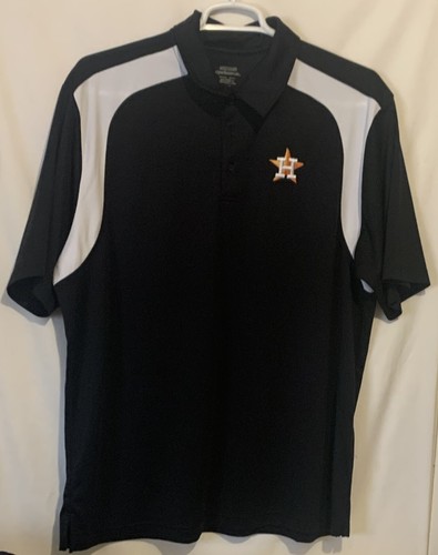 Houston Astros Polo Shirt Extreme Performance Size XL Pit to Pit 27" - Picture 1 of 3