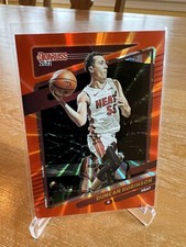 2021-22 Donruss Basketball SP Orange Laser #107 Duncan Robinson Miami Heat