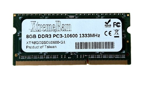 XtremeRam 16GB (2x 8GB) Kit DDR3 PC3-10600 1333 MHz Laptop SODIMM MEMORY RAM - Picture 4 of 5