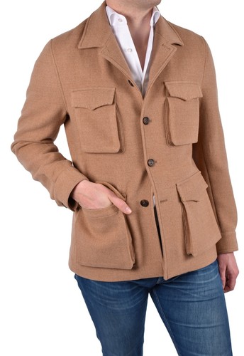 Rifugio Napoli S180 wool Safari / field jacket EU 50 US 40 Contemporary FIT - Picture 3 of 6
