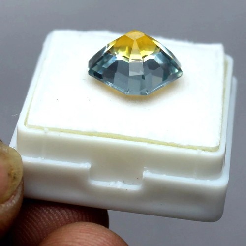 Meravigliosa Pitambari Zaffiro Taglio Asscher 7-8 Ct Pietra Preziosa Naturale Certificata EGL - Foto 8 di 9