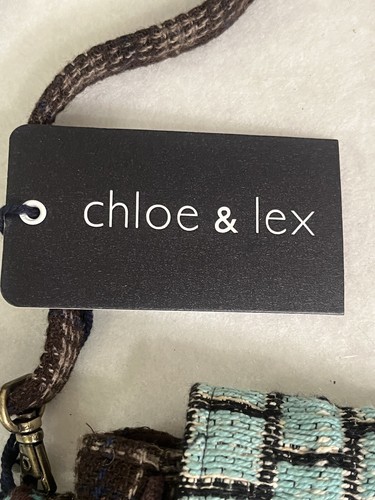 Chloe und Lex Strick gewebte Fransen Handtasche Quaste Boho Hippie faltbar Druckknopf Riemen - Bild 3 von 17