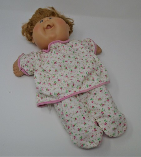 Cabbage Patch Doll 16" 2004 OAA Play Along PA18 Xavier Roberts Pink Rosebud PJs - Picture 3 of 7