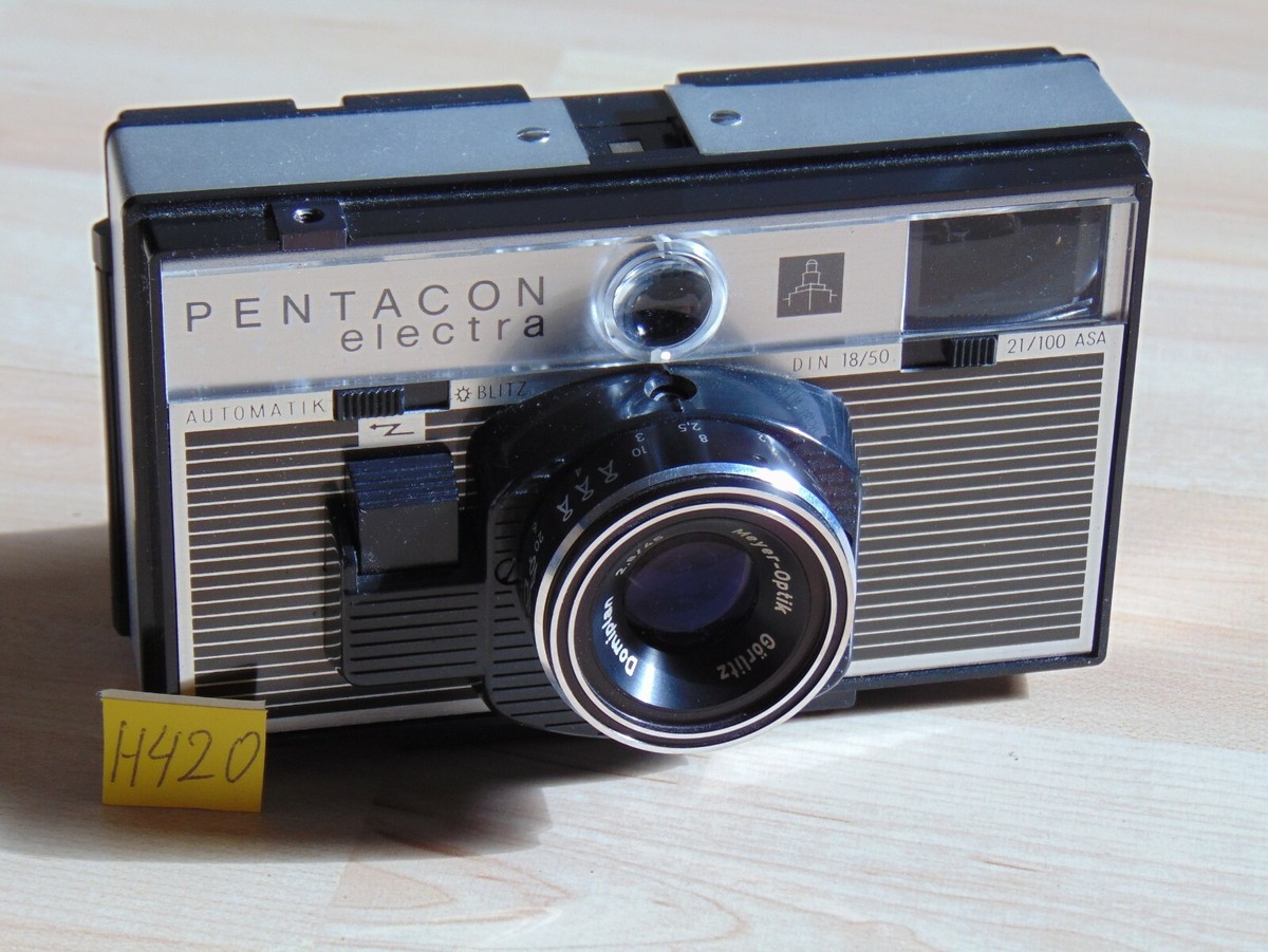 Pentacon Electra Fotokamera Lens Objektiv Meyer Optik