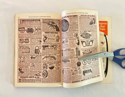 VTG 1928 Feb Popular Mechanics Magazine 25 Cents Locomotives Trains Automobiles - Picture 20 of 22