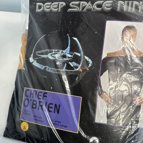 New Star Trek Deep Space Nine Costume Shirt Gold Mens Small Chief OBrien 15283 - Picture 13 of 13
