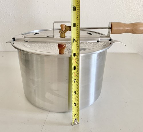 The Genuine Wabash Farms "Whirley Pop" Stove Top Popcorn Popper - Picture 10 of 11